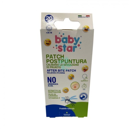 BABYSTAR NATURAL PATCH POST PUNTURA EMOJI 20 PEZZI