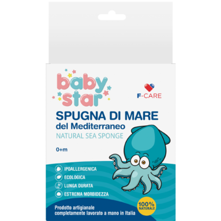 BABYSTAR SPUGNA MARE NATURALE 10 CM