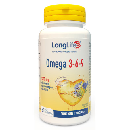 Longlife Omega 3-6-9 Integratore Alimentare 50 Perle