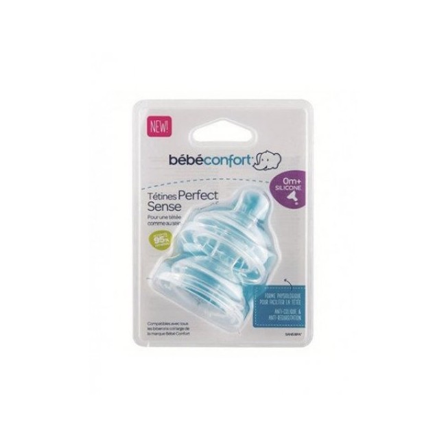 BEBE CONFORT TETTARELLA PERFECT SENSE IN SILICONE FLUSSO PAPPA Y