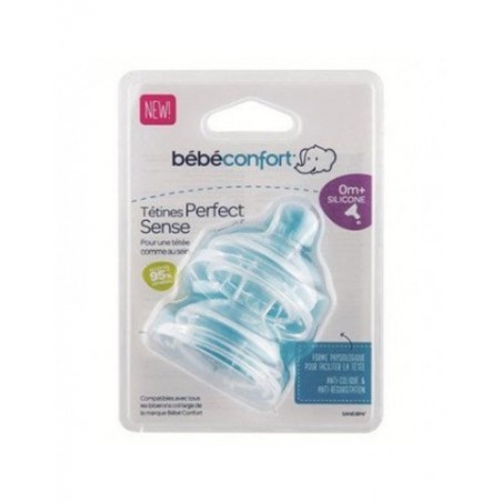 BEBE CONFORT TETTARELLA PERFECT SENSE IN SILICONE FLUSSO PAPPA Y