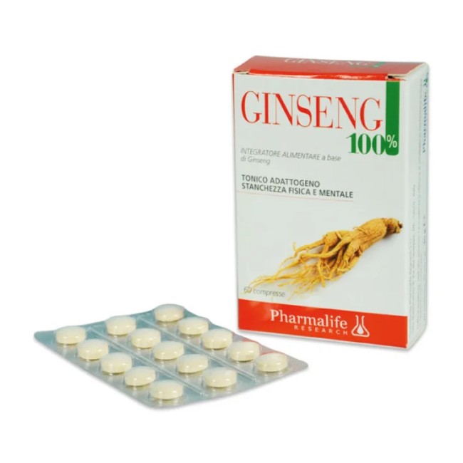 GINSENG 100% INTEGRATORE ALIMENTARE 60 COMPRESSE