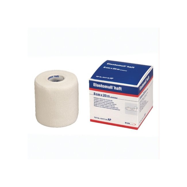 BENDA ELASTICA AUTOADESIVA ELASTOMULL HAFT COMPRESSIONE FORTE CM8X20M