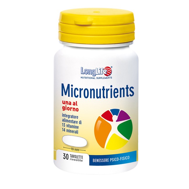 LONGLIFE MICRONUTRIENTS 30 TAVOLETTE