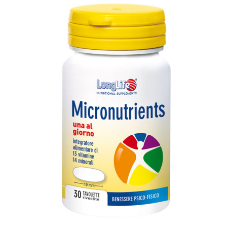 LONGLIFE MICRONUTRIENTS 30 TAVOLETTE