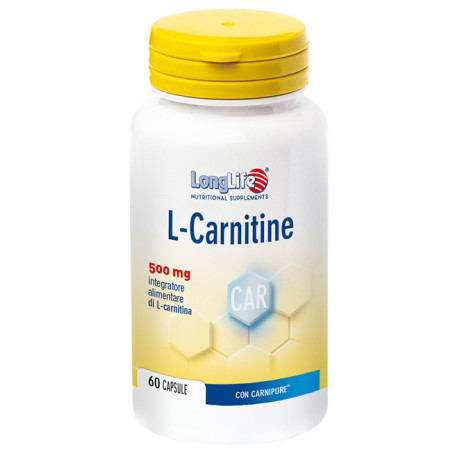 Longlife L-Carnitine Integratore Alimentare 60 Capsule