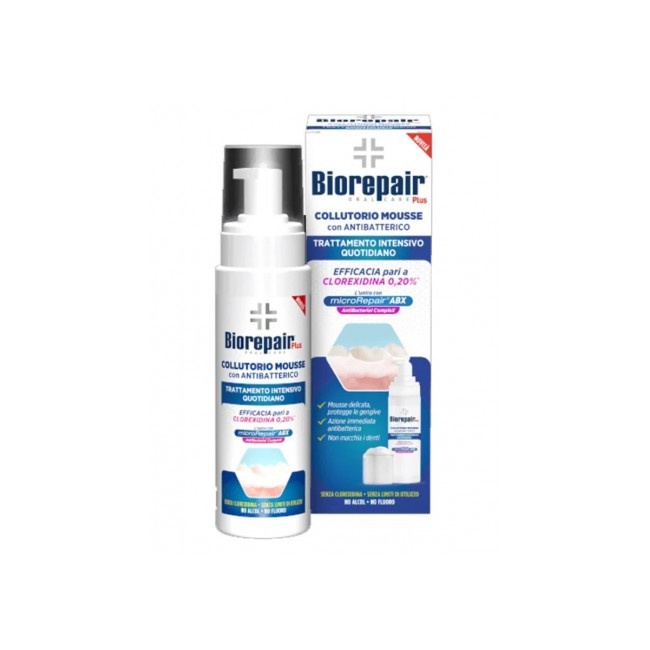 BIOREPAIR PLUS COLLUTORIO MOUSSE ANTIBATTERICO 200 ML