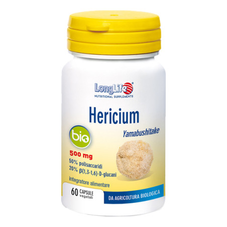 Longlife Hericium Bio Integratore Alimentare 60 Capsule