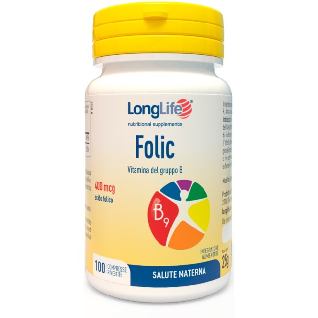 LONGLIFE FOLIC 400 MCG 100 COMPRESSE