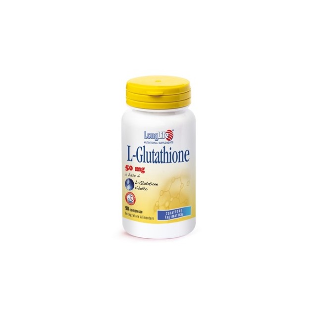 LONGLIFE L-GLUTATHIONE 50 MG 90 COMPRESSE