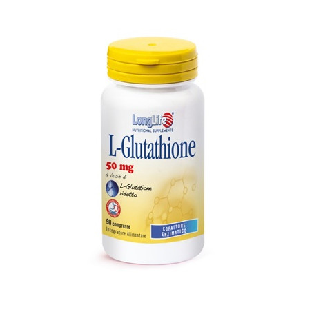 LONGLIFE L-GLUTATHIONE 50 MG 90 COMPRESSE