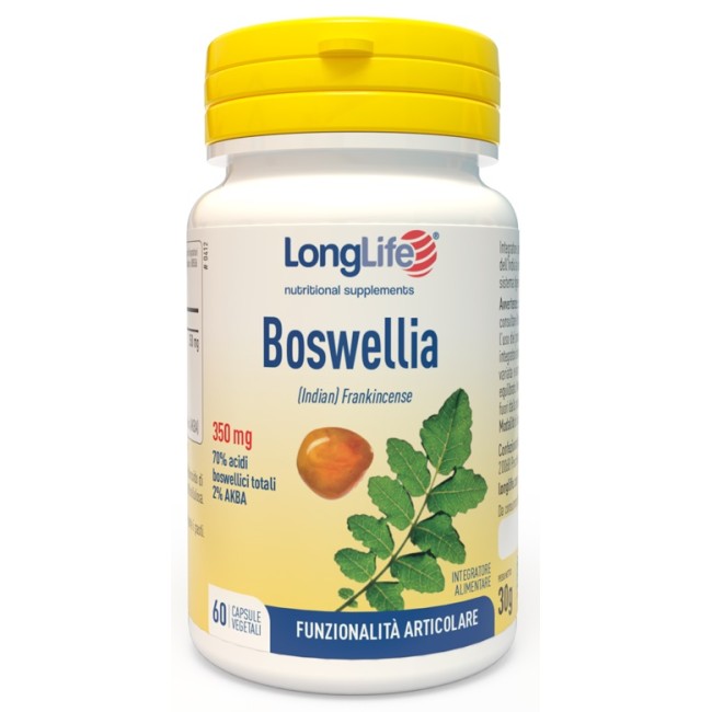 Longlife Boswellia Integratore Alimentare 60 Capsule Vegetali