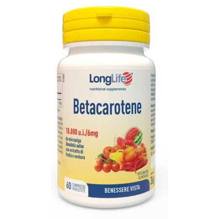 LONGLIFE BETACAROTENE 60 COMPRESSE