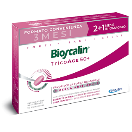 Bioscalin Tricoage 50+Integratore Anticaduta Donna 3 Mesi 90 Compresse