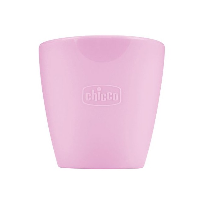 CHICCO BIBERON SILICONE ROSA 6 MESI+