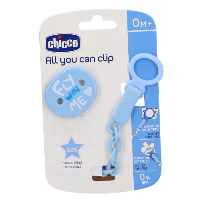 CHICCO CLIP UNIVERSALE AZZURRA