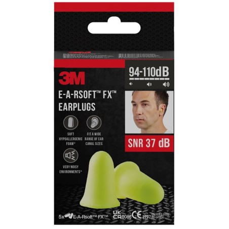 3m Inserti Auricolari Morbidi Earsoft Fx 5 Paia