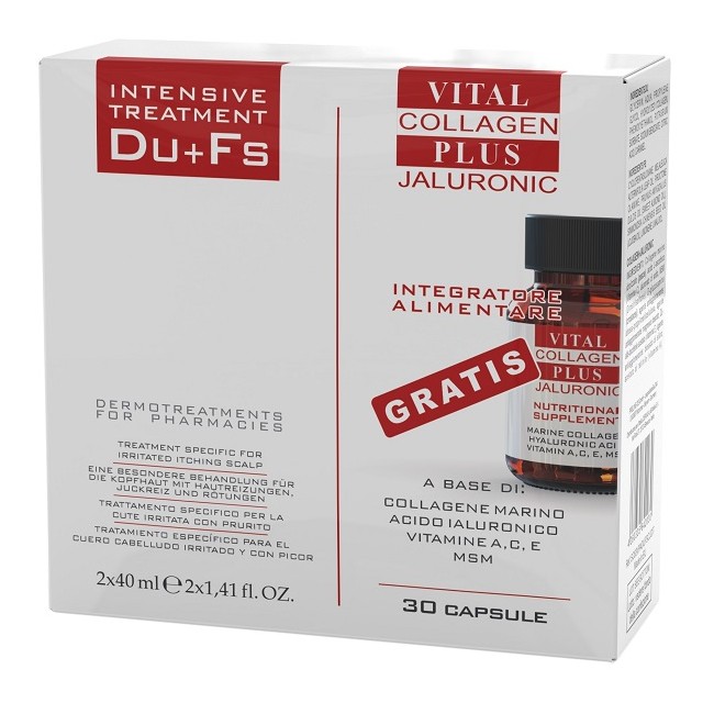 Dermo-lab Italia Vital Plus Active Du+fs Promo+caps Jal Col 2x40 Ml + 30 Capsule