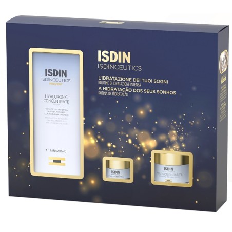 Isdinceutics Pack Idratante Hyaluronico Concentrato 2024 1 Siero 30 Ml + 1 Gel 4 G + 1 Crema 8 G