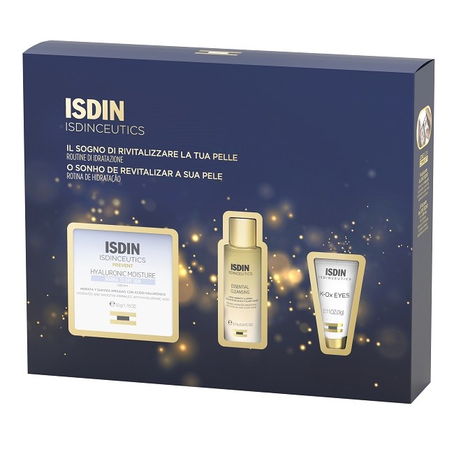 Isdinceutics Pack Idratante Hm Normale 2024 1 Crema 50 Ml + 1 Detergente 27 Ml + 1 Gel 3 G