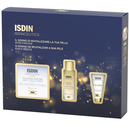 Isdinceutics Pack Idratante Hm Normale 2024 1 Crema 50 Ml + 1 Detergente 27 Ml + 1 Gel 3 G