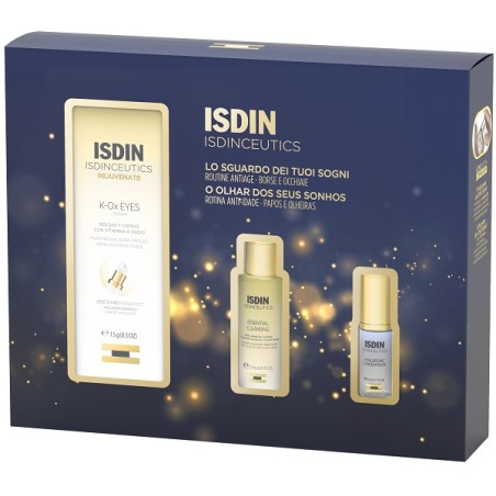 Isdinceutics Pack Sguardo Luminoso 2024 1 Gel 15 Ml + 1 Detergente 27 Ml + 1 Siero 5 Ml