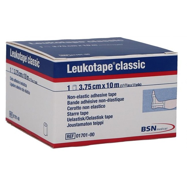 LEUKOTAPE BENDA ANELASTICA PER BENDAGGI FUNZIONALI 3,75X100 CM