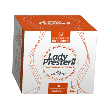 LADY PRESTERIL ASSORBENTI INTERNI NORMAL 16 PEZZI