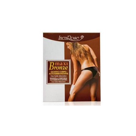 Incarose Maxi Bronze Guanto Corpo Autoabbronzante 3 Guanti Corpo Monouso