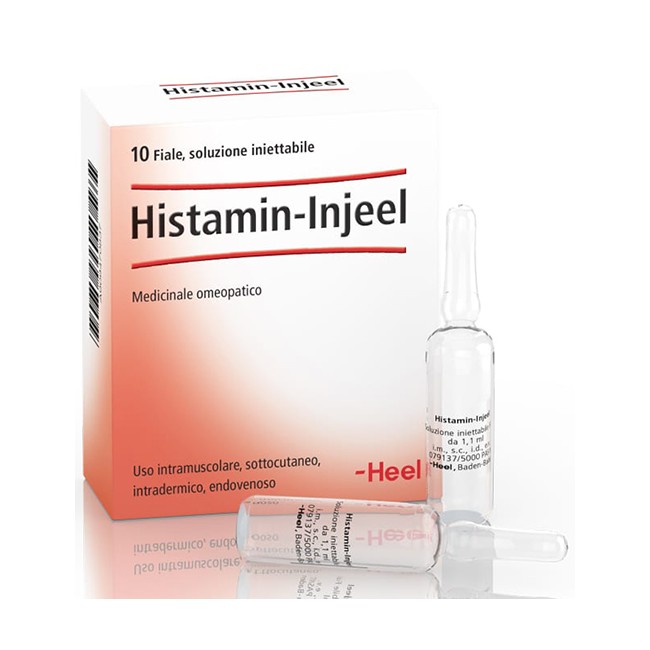 HEEL HISTAMIN INJEEL 10 FIALE DA 1,1 ML L'UNA