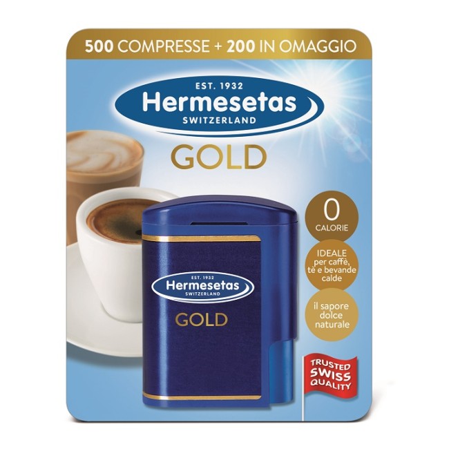 Hermesetas Gold Dolcificante 500 + 200 Compresse