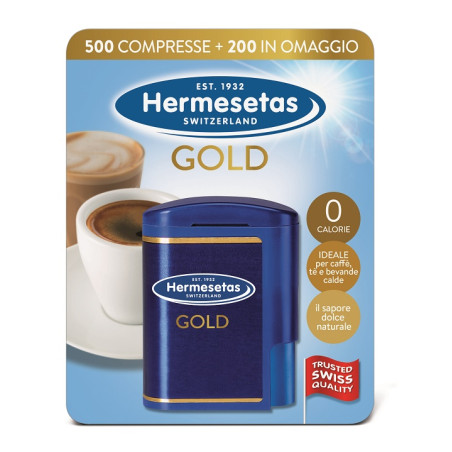 Hermesetas Gold Dolcificante 500 + 200 Compresse