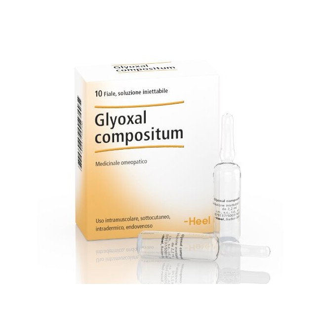 HEEL GLYOXAL COMPOSTIUM 10 FIALE DA 2,2 ML L'UNA