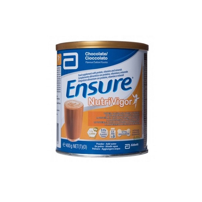 Ensure Nutrivigor Cioccolato Integratore Alimentare 400g