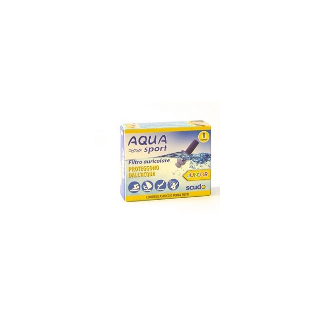 FILTRO AURICOLARE JUNIOR EARPLUG SCUDO AQUASPORT 2 PEZZI