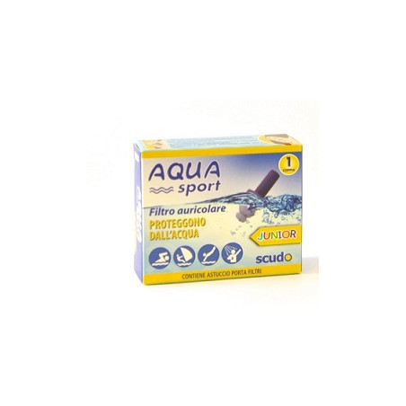 FILTRO AURICOLARE JUNIOR EARPLUG SCUDO AQUASPORT 2 PEZZI