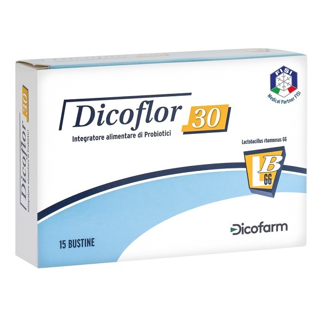 Dicoflor 30 Integratore Alimentare Di Probiotici 15 Bustine