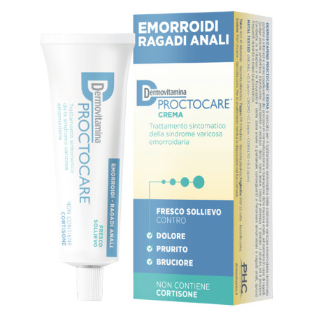 DERMOVITAMINA PROCTOCARE CREMA EMORROIDI RAGADI ANALI 30 ML CON CANNULA