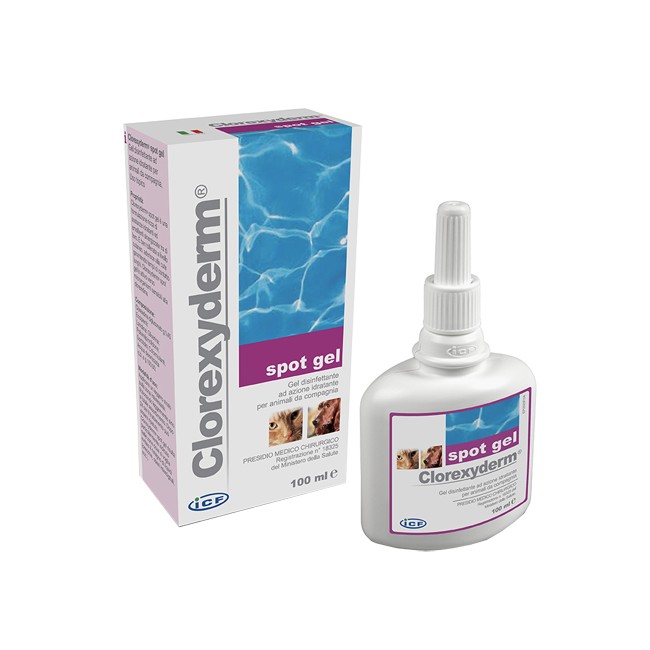 ICF Clorexyderm Spot Gel Per Cane E Gatto 100ml