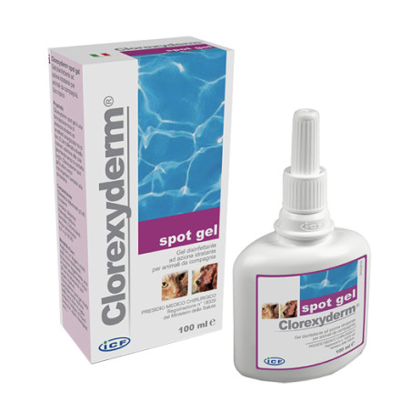 ICF Clorexyderm Spot Gel Per Cane E Gatto 100ml