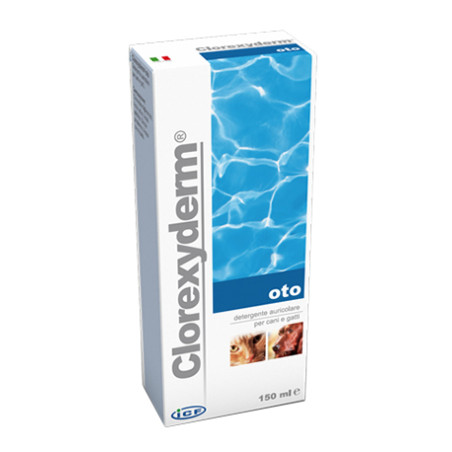 ICF Clorexyderm Oto Detergente Liquido Auricolare Per Animali 150ml