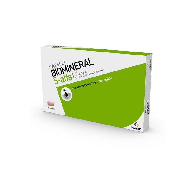 Rottapharm Biomineral 5-Alfa Integratore Alimentare 30 Capsule