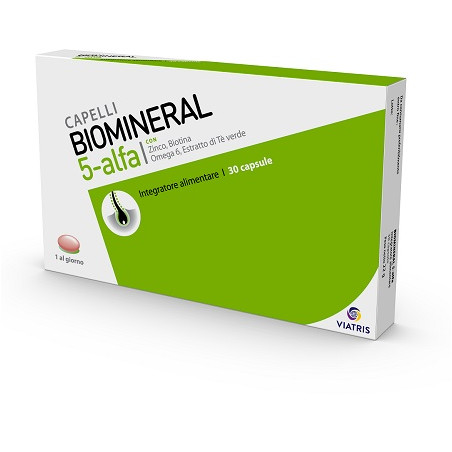 Rottapharm Biomineral 5-Alfa Integratore Alimentare 30 Capsule