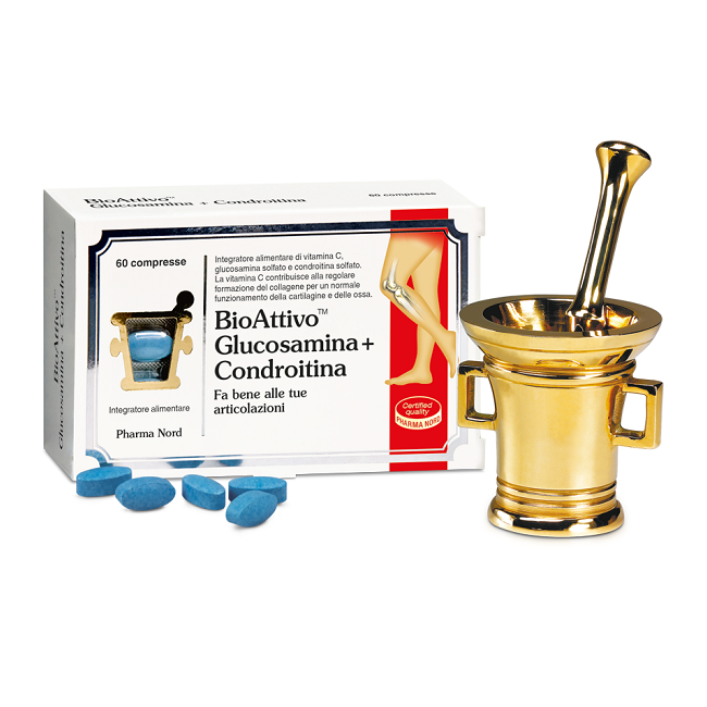 BIOATTIVO GLUCOSAMINA + CONDROITINA 60 COMPRESSE