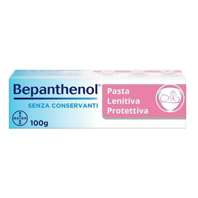 Tubo da 100 grammi di Bepanthenol pasta lenitiva protettiva