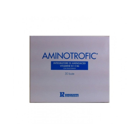 Confezione da 30 buste di Aminotrofic integratore di amminoacidi e vitamine