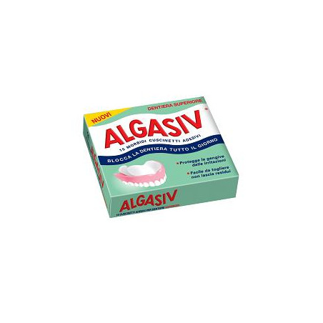 Algasiv Adesivo Protesi Superiore 15 Pezzi