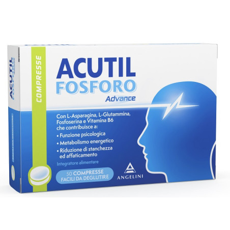 Acutil Fosforo Advance Integratore Concentrazione e memoria 50 Compresse