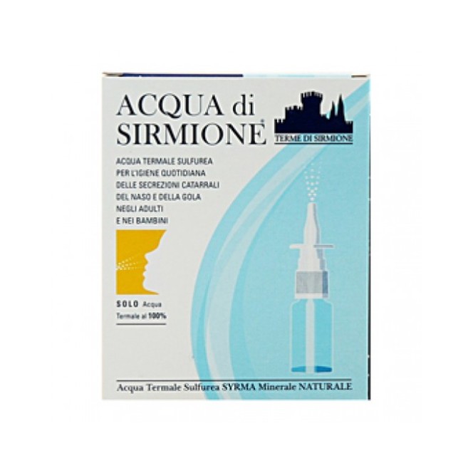 Acqua Di Sirmione Spray Nasale Per Catarro E Sinusite 6 Flaconi 15 Ml