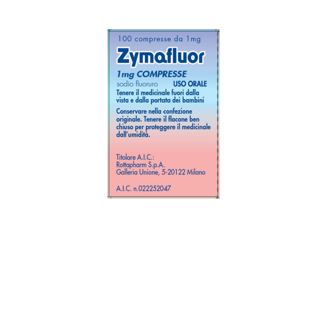 Zymafluor 1mg 100 Compresse